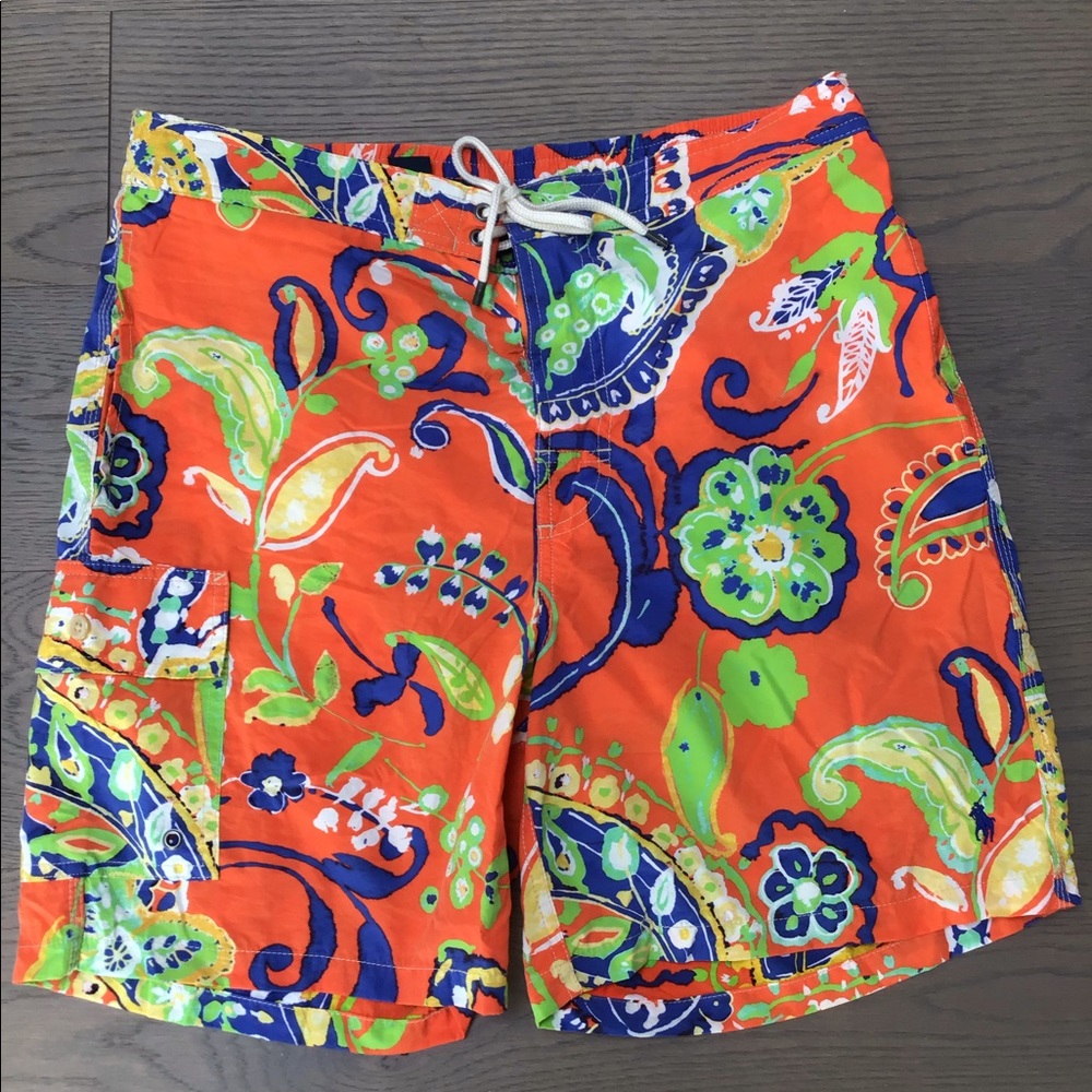 Men’s polo swim trunks